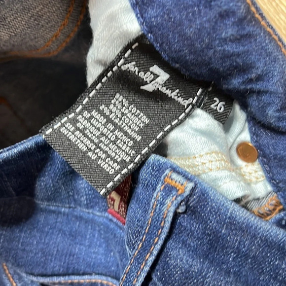 7FAMK Short Inseam Karah Bootcut Jeans Size 26 - Picture 9 of 9